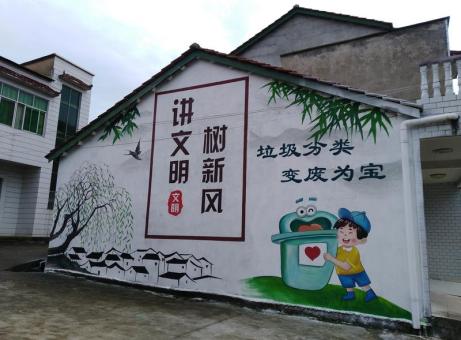惠安墙绘是现在流行的墙体广告