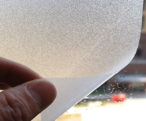 惠安玻璃门外面粘广告用什么材料好？